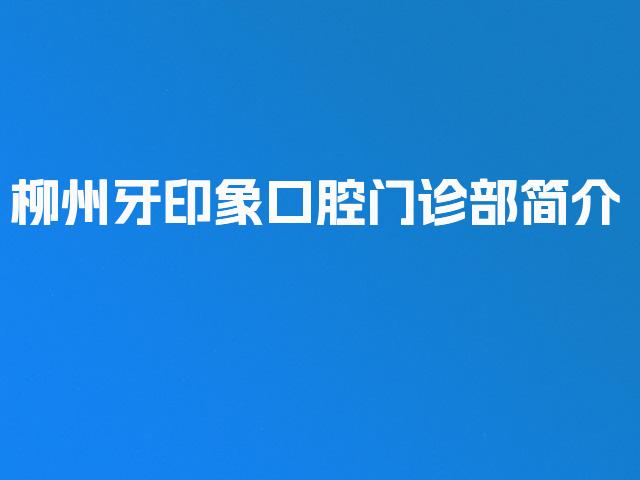 柳州牙印象口腔门诊部简介