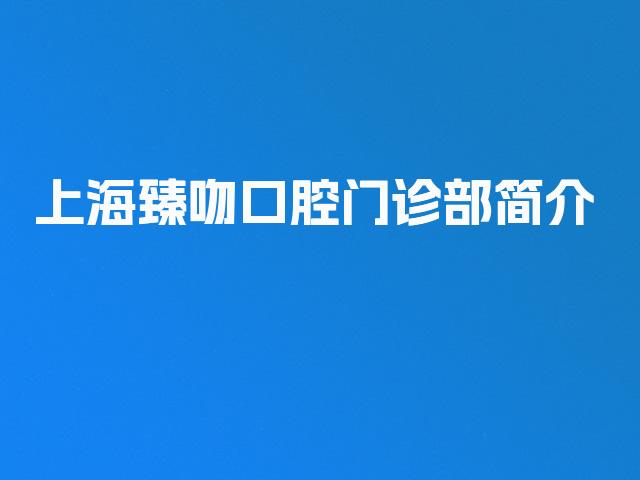 上海臻吻口腔门诊部简介