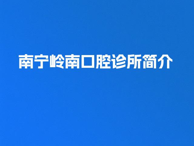 南宁岭南口腔诊所简介