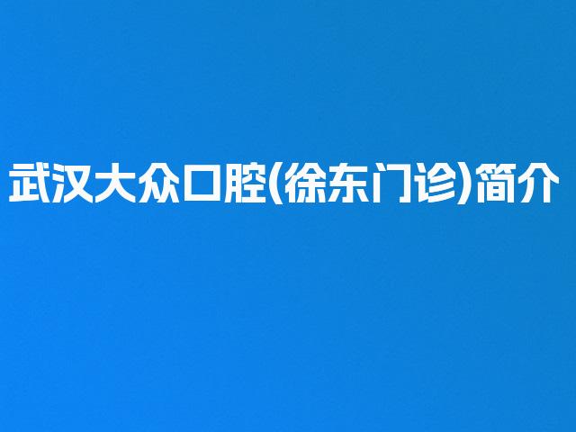 武汉大众口腔(徐东门诊)简介